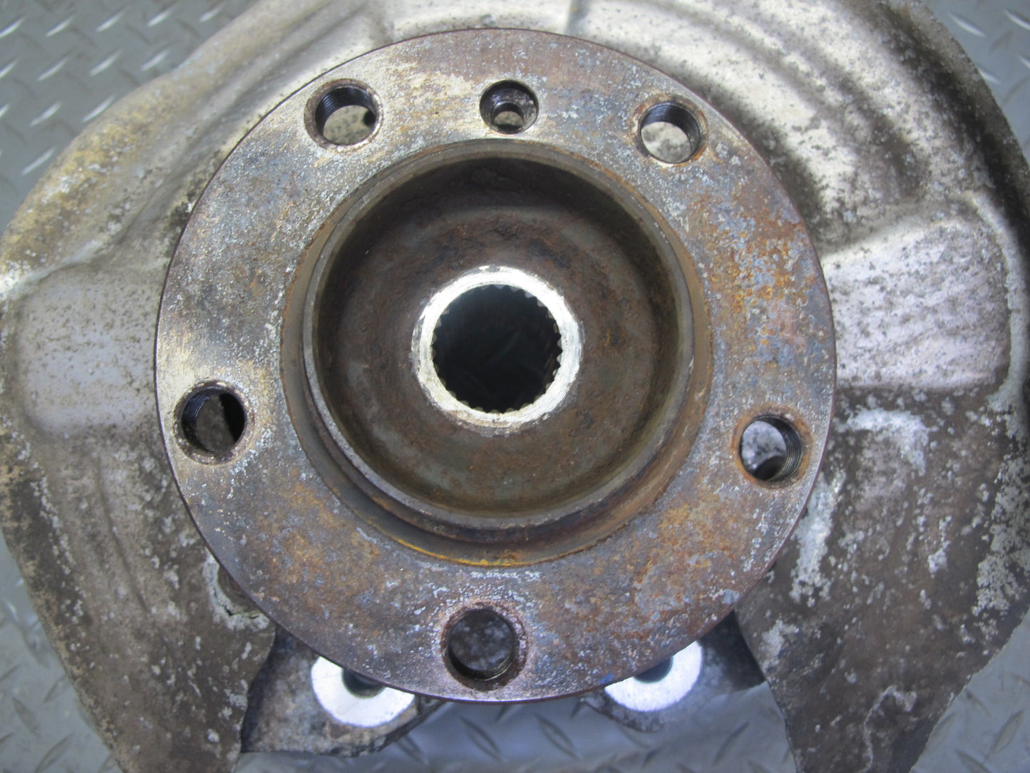 11-15 Mini Cooper R60 R61 AWD Rear Left Knuckle Wheel Hub Trailing Arm OEM