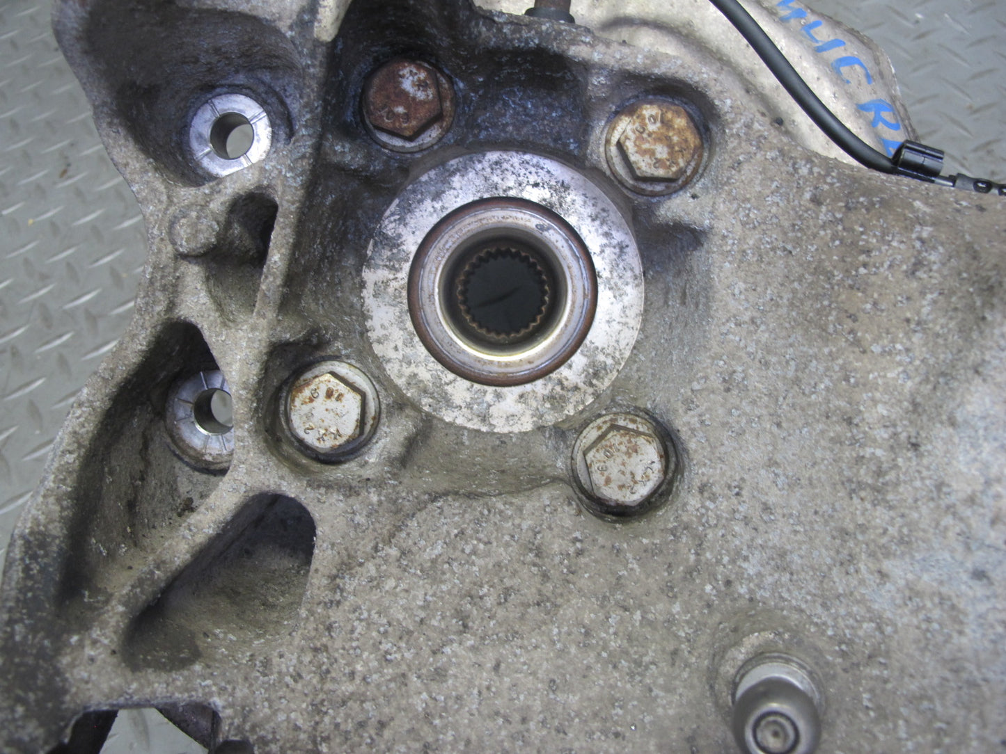 11-15 Mini Cooper R60 R61 AWD Rear Left Knuckle Wheel Hub Trailing Arm OEM