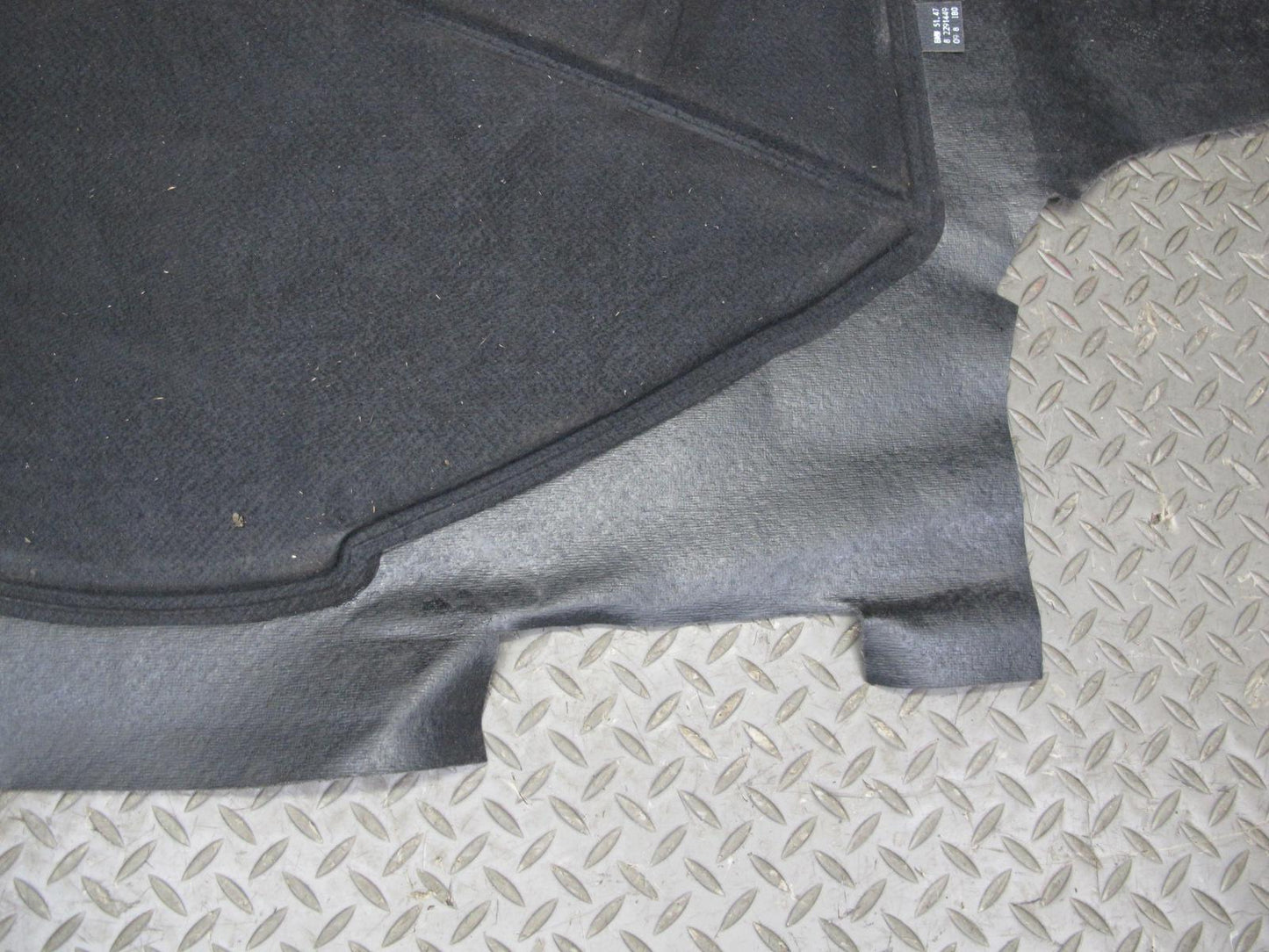 94-99 BMW E36 3-SERIES Convertible Rear Trunk Floor MAT Carpet Cover OEM