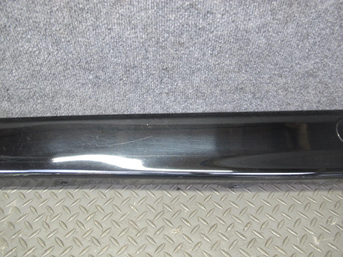 94-99 BMW E36 Coupe Convert Set of 2 Side Skirt Rocker Panel Molding Black OEM