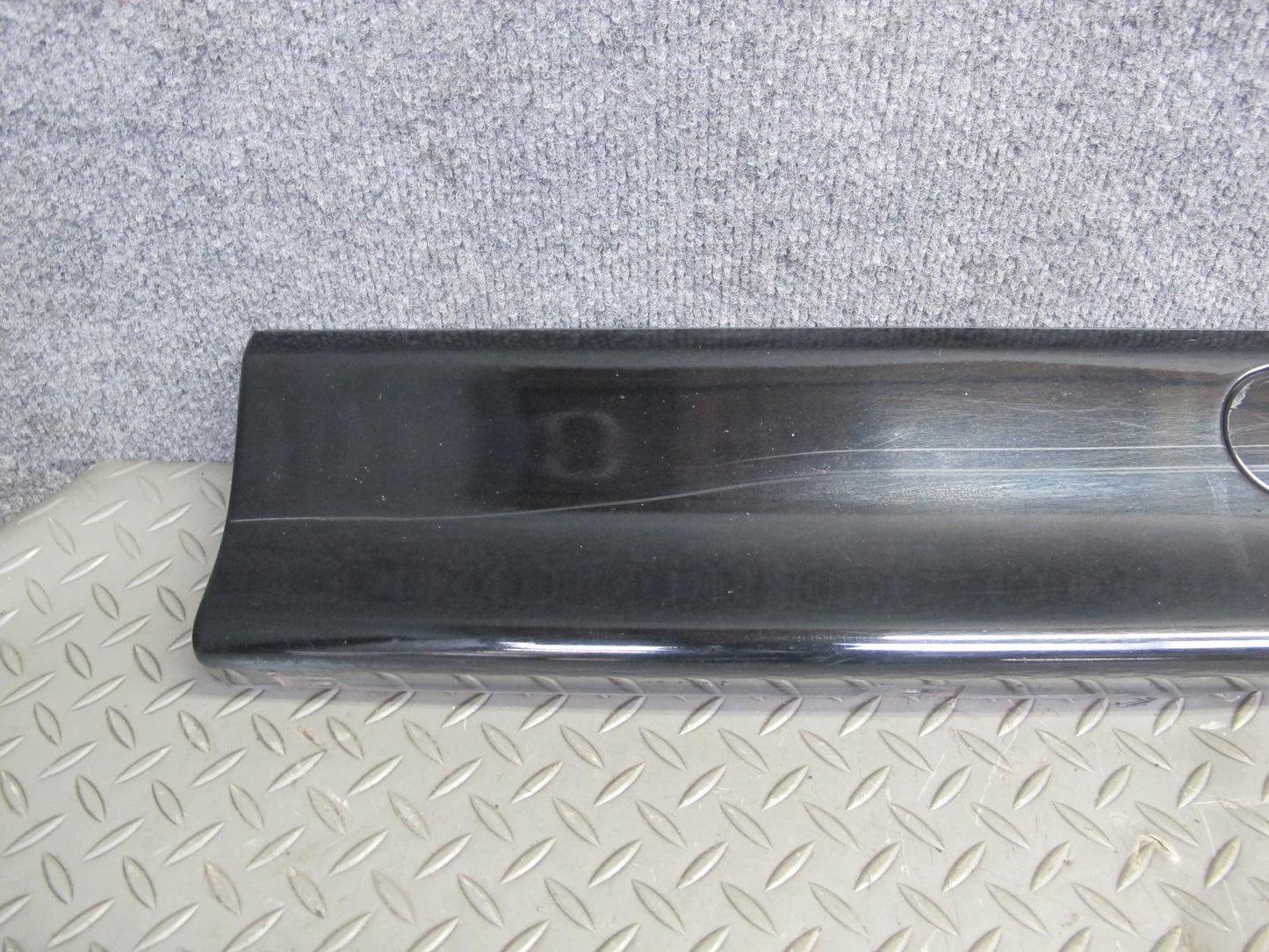 94-99 BMW E36 Coupe Convert Set of 2 Side Skirt Rocker Panel Molding Black OEM