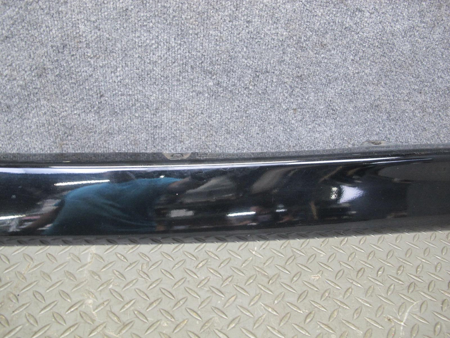 94-99 BMW E36 Coupe Convert Set of 2 Side Skirt Rocker Panel Molding Black OEM