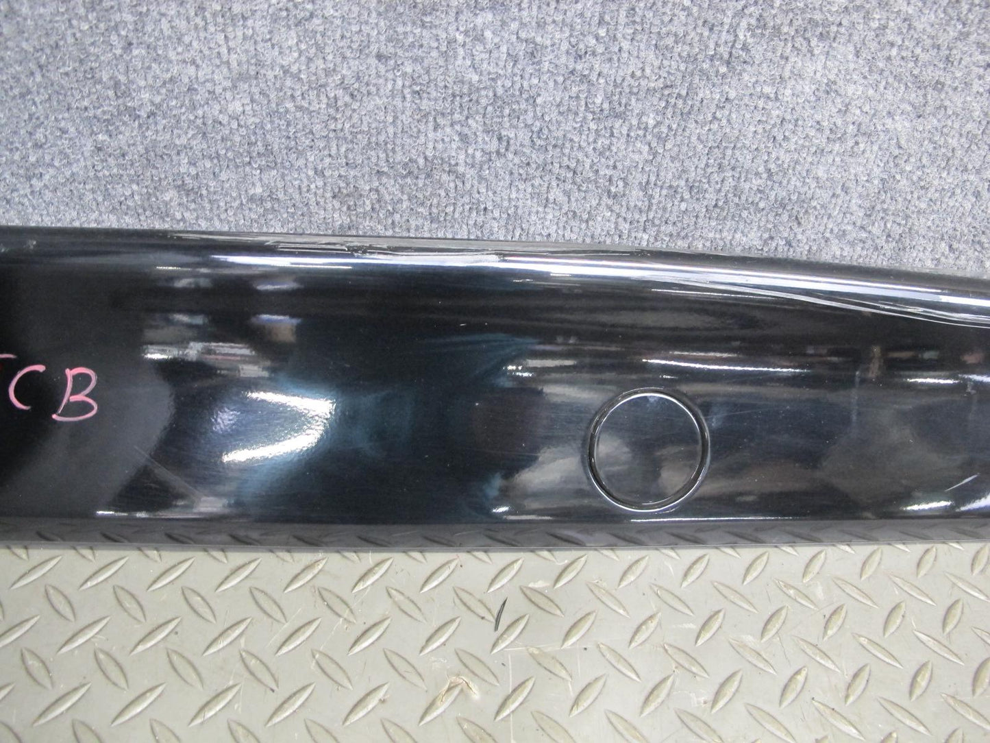 94-99 BMW E36 Coupe Convert Set of 2 Side Skirt Rocker Panel Molding Black OEM