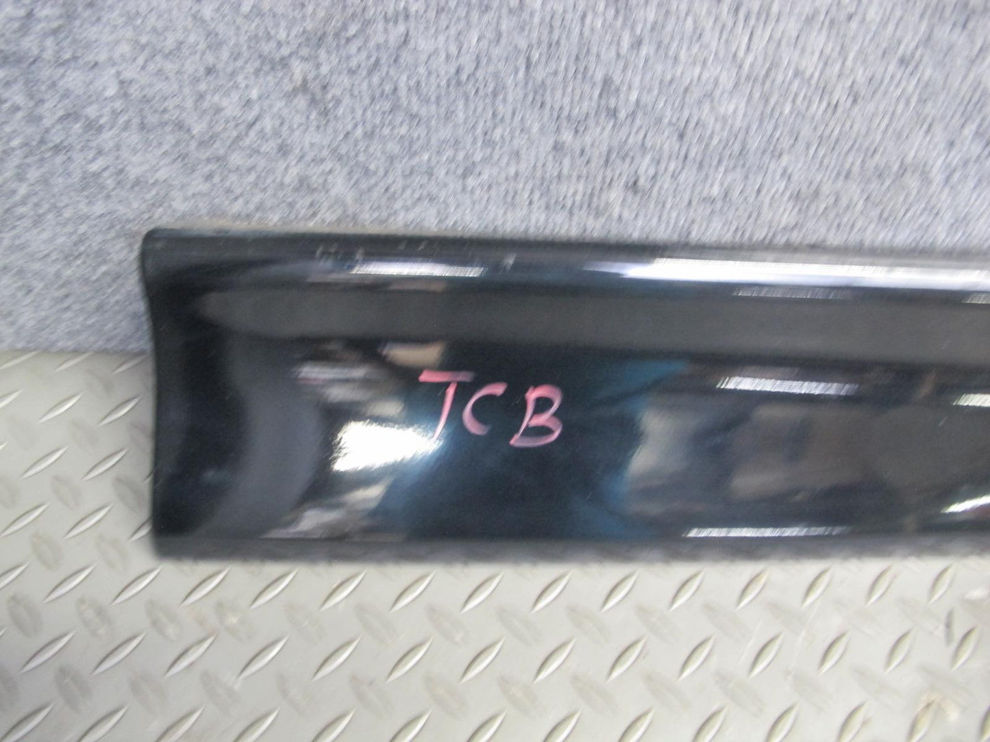 94-99 BMW E36 Coupe Convert Set of 2 Side Skirt Rocker Panel Molding Black OEM
