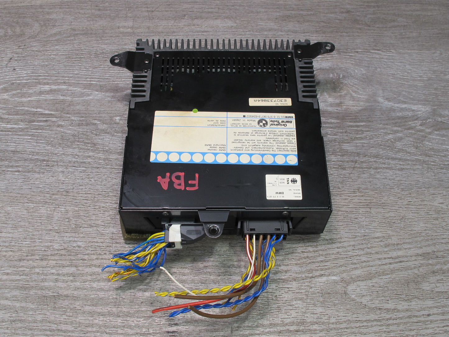 94-95 BMW E34 5-SERIES Sedan Radio Hi Fi AMP Amplifier 8375007 OEM