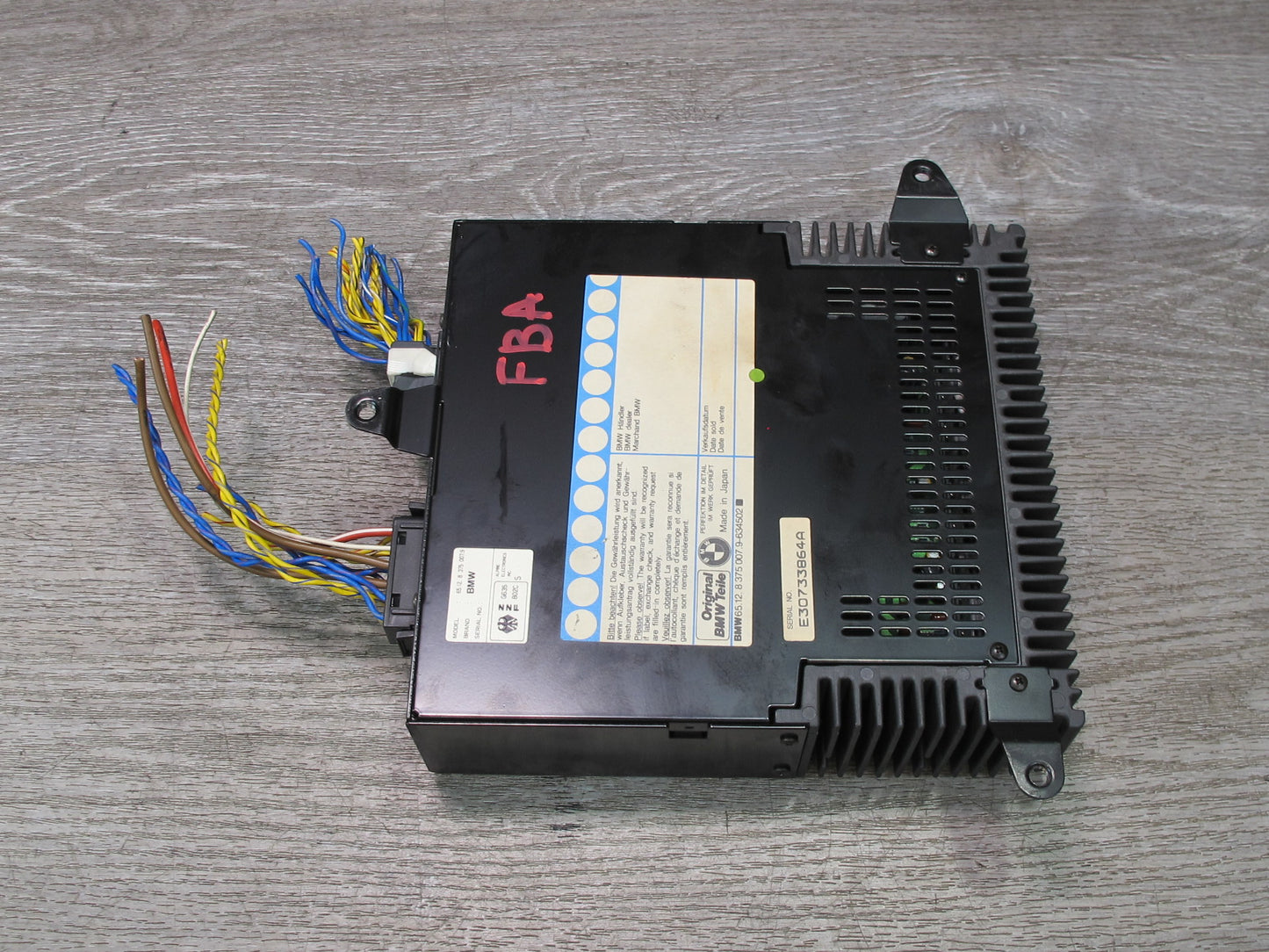 94-95 BMW E34 5-SERIES Sedan Radio Hi Fi AMP Amplifier 8375007 OEM