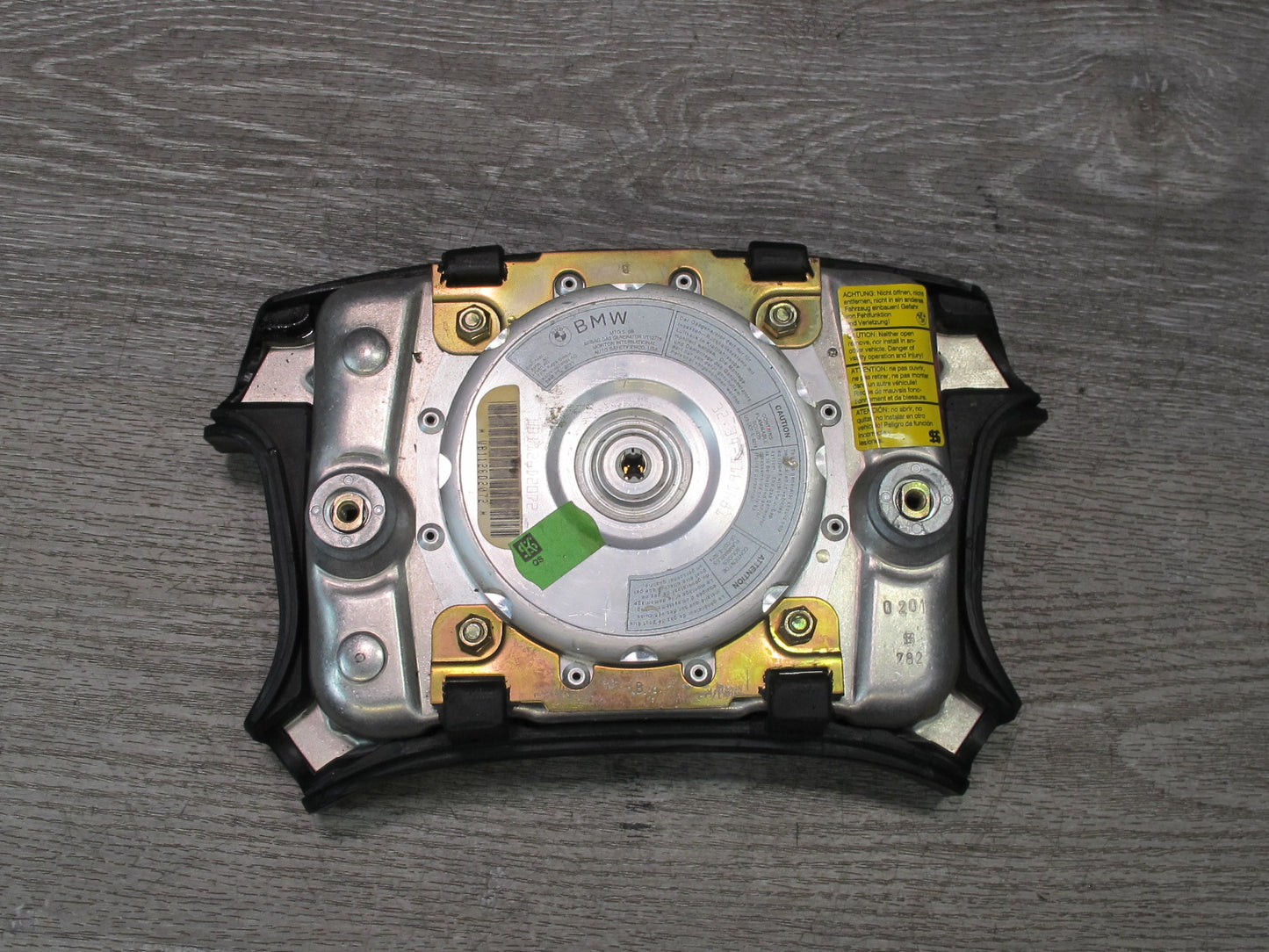 92-95 BMW E34 5-SERIES FRONT LEFT DRIVER SIDE STEERING WHEEL SRS AIRBAG OEM