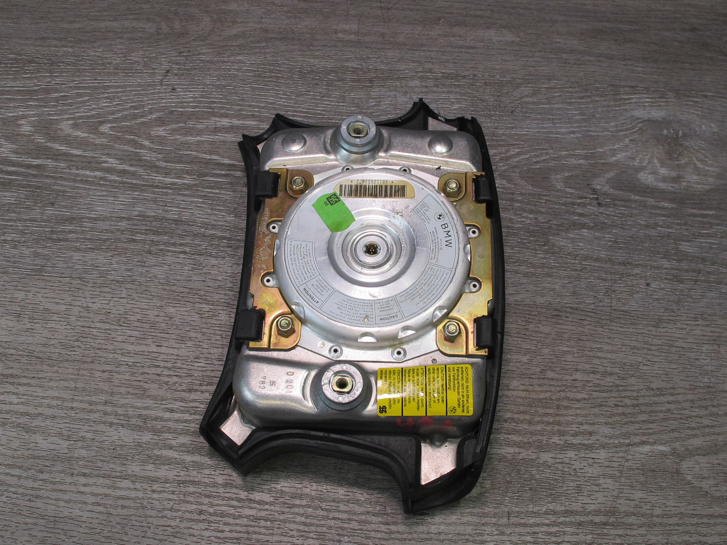 92-95 BMW E34 5-SERIES FRONT LEFT DRIVER SIDE STEERING WHEEL SRS AIRBAG OEM