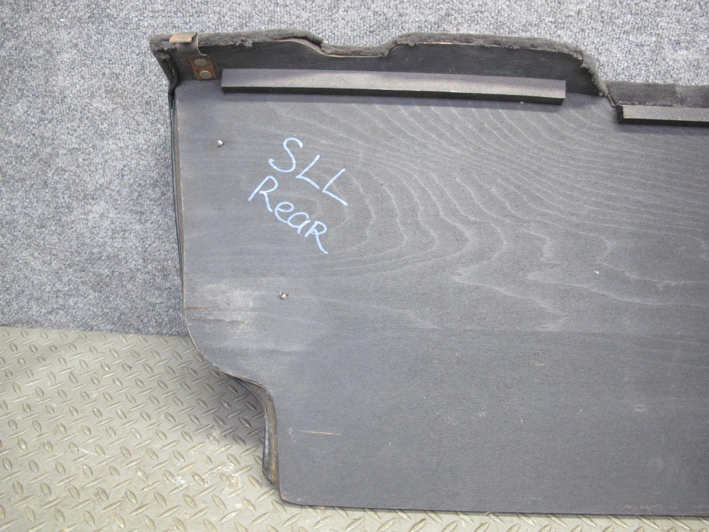 81-89 Mercedes R107 Convert Rear Seat Carpet Cover w First AID Holder Tray OEM