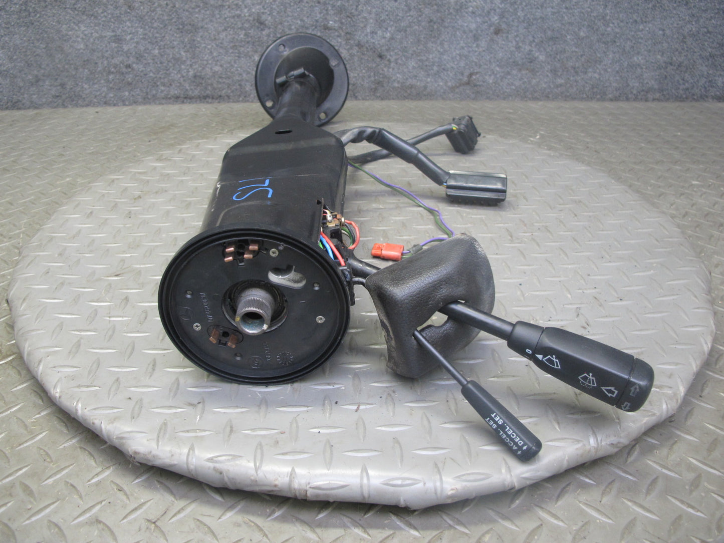 86-89 Mercedes R107 560SL Steering Column w Wiper Washer & Cruise Switch OEM