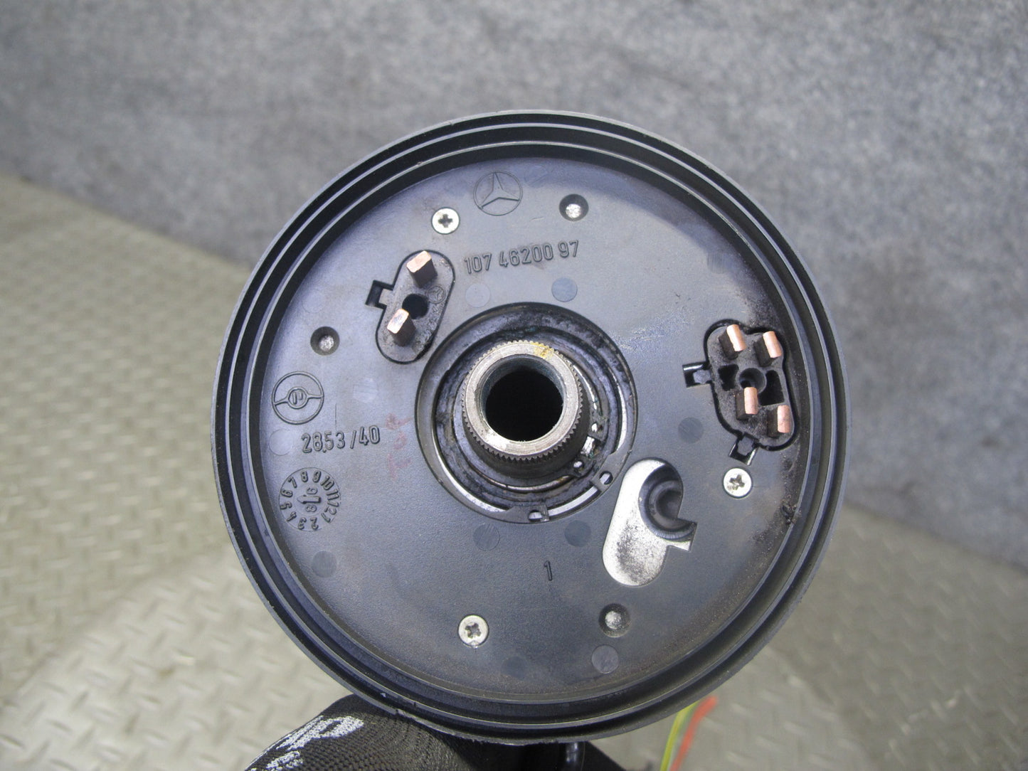 86-89 Mercedes R107 560SL Steering Column w Wiper Washer & Cruise Switch OEM