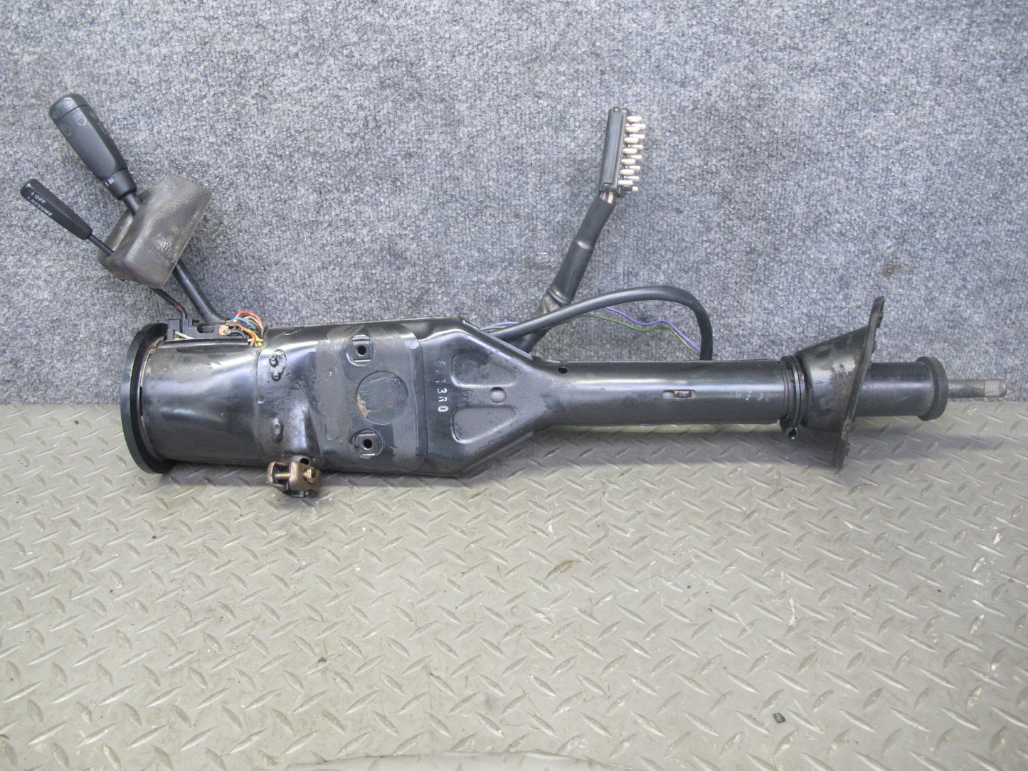 86-89 Mercedes R107 560SL Steering Column w Wiper Washer & Cruise Switch OEM