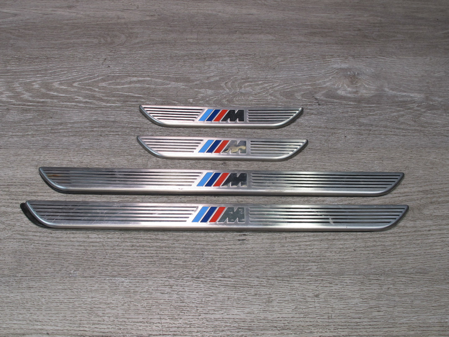 2008-2014 BMW E71 E72 X6 X6M M Sport Front & Rear Door Scuff Sill Plate Trim Set