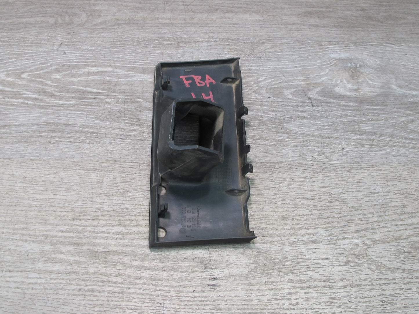 94-95 BMW E34 540i Front Bumper Left Trim Cover w Bracket Mount Set OEM