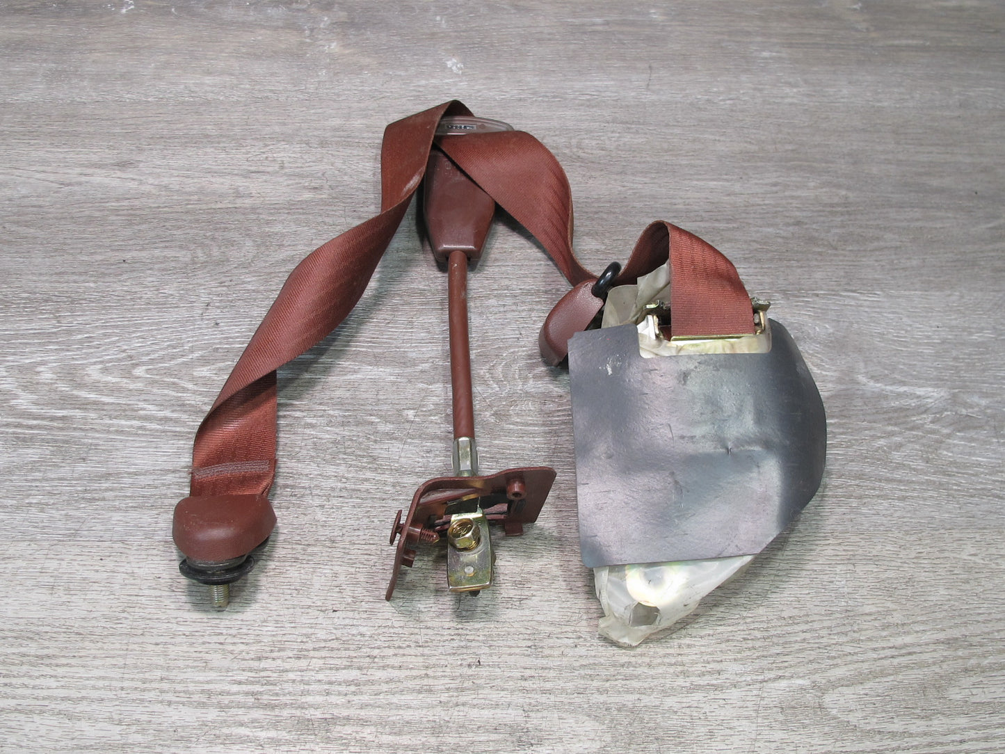 86-88 MAZDA RX7 FRONT RIGHT & LEFT SIDE SEATBELT RETRACTOR W/ BUCKLE SET OEM
