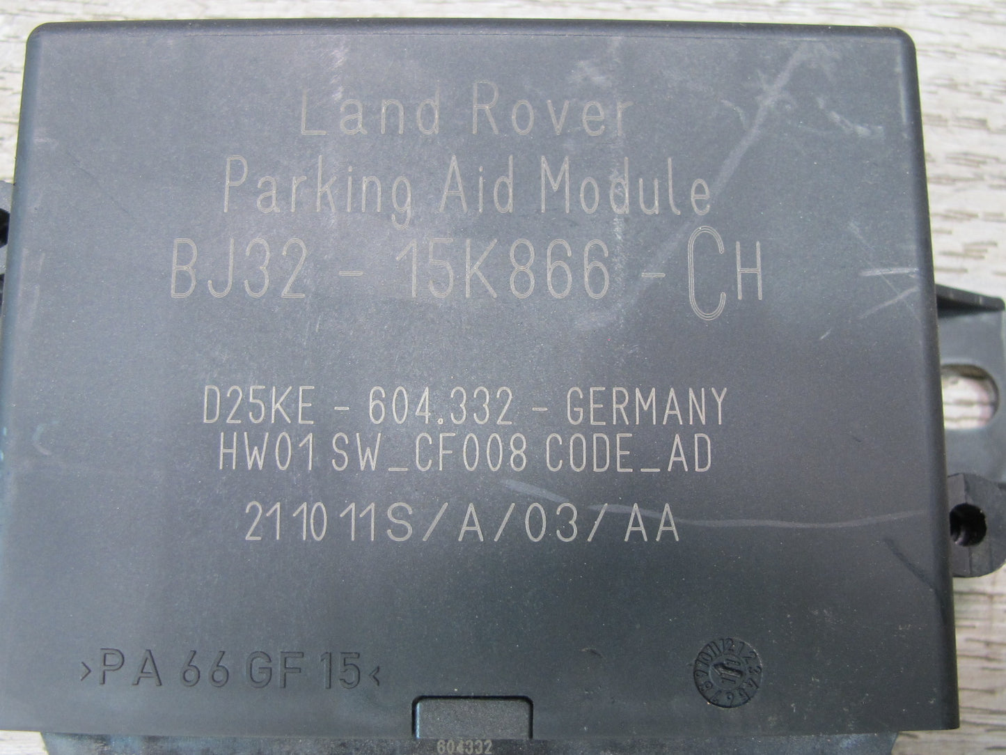 2012-2015 Range Rover Evoque L538 PDC Parking Assist Control Module
