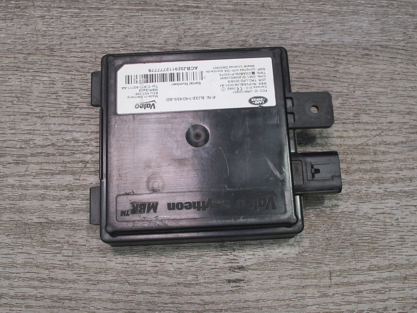 2012 Range Rover Evoque L538 Rear Blind Spot Radar Sensor Module BJ32-14D455-AD