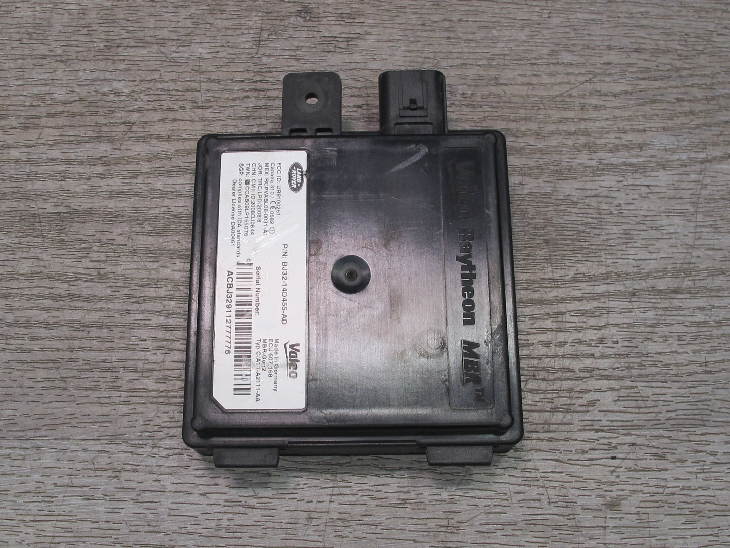 2012 Range Rover Evoque L538 Rear Blind Spot Radar Sensor Module BJ32-14D455-AD