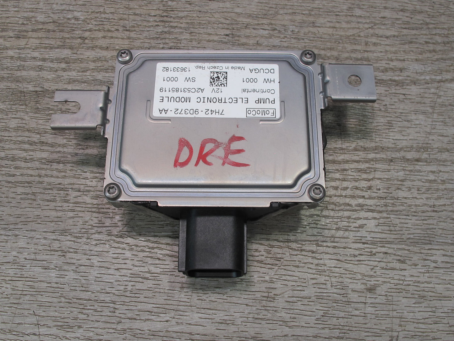 2012-2013 Range Rover Evoque L538 Fuel Pump Control Module 7H42-9D372-AA