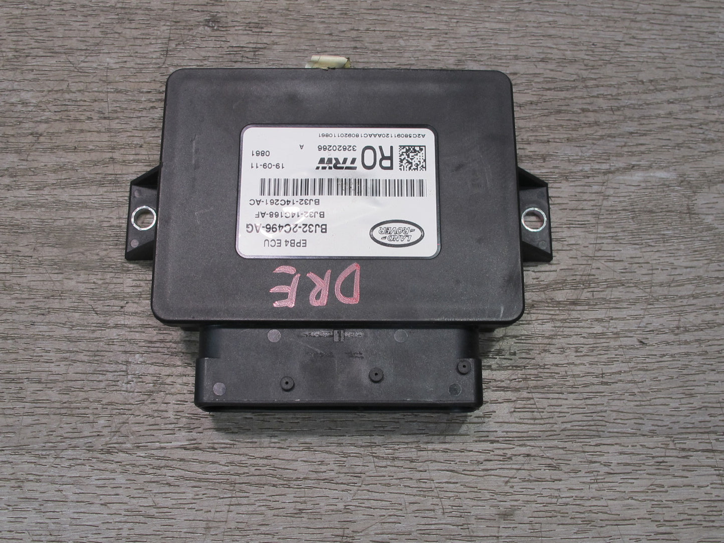2012-2015 Range Rover Evoque L538 Parking Brake Control Module BJ32-2C496-AG