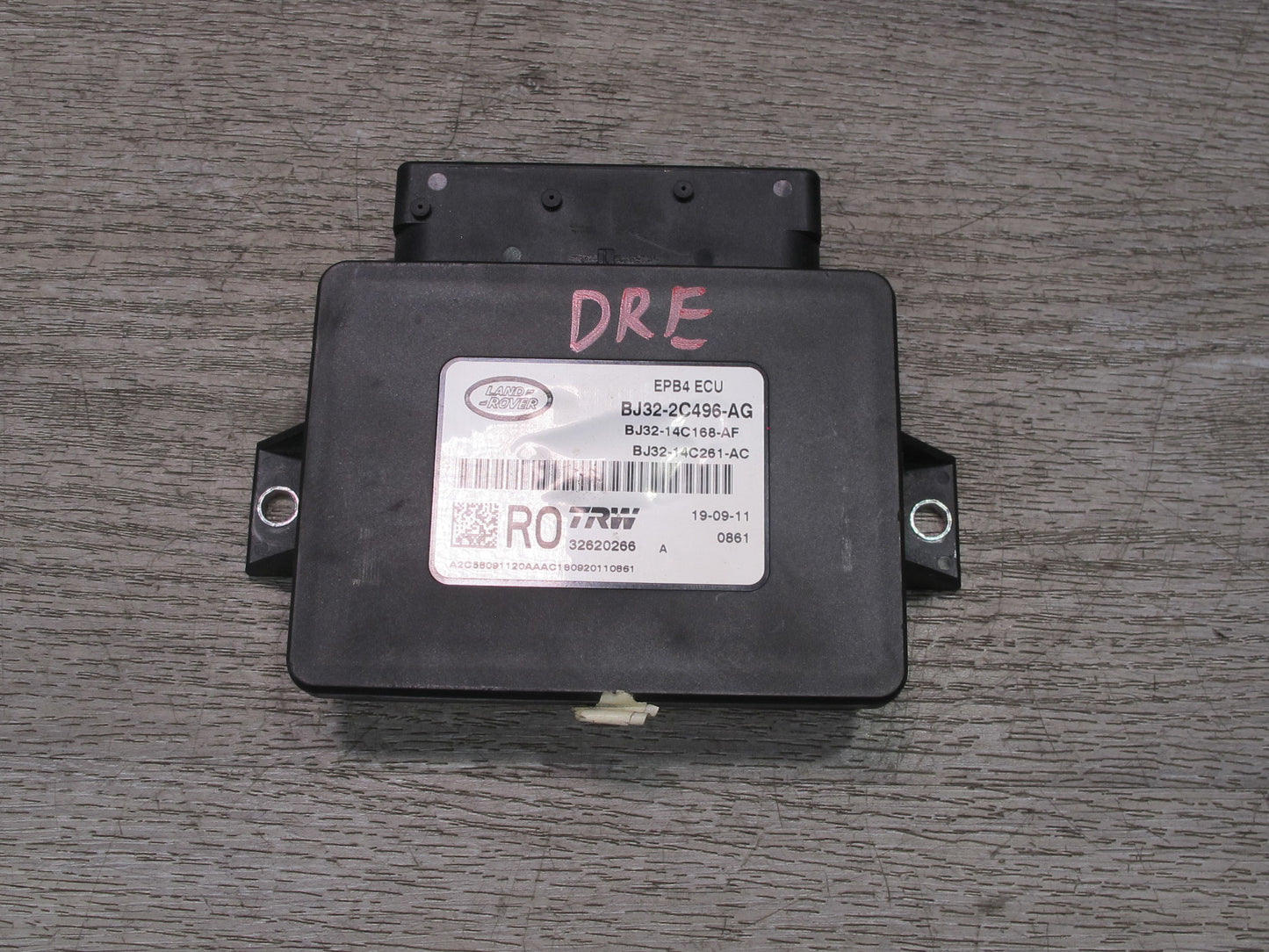 2012-2015 Range Rover Evoque L538 Parking Brake Control Module BJ32-2C496-AG