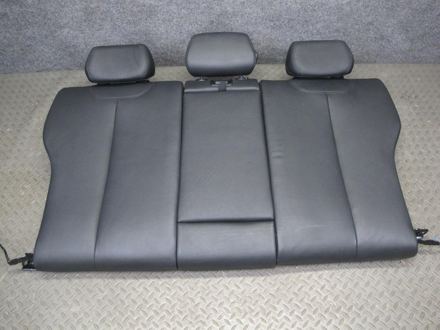 12-15 BMW F30 3-SERIES Rear Heated Leather Seat Upper & Lower Cushion Black OEM