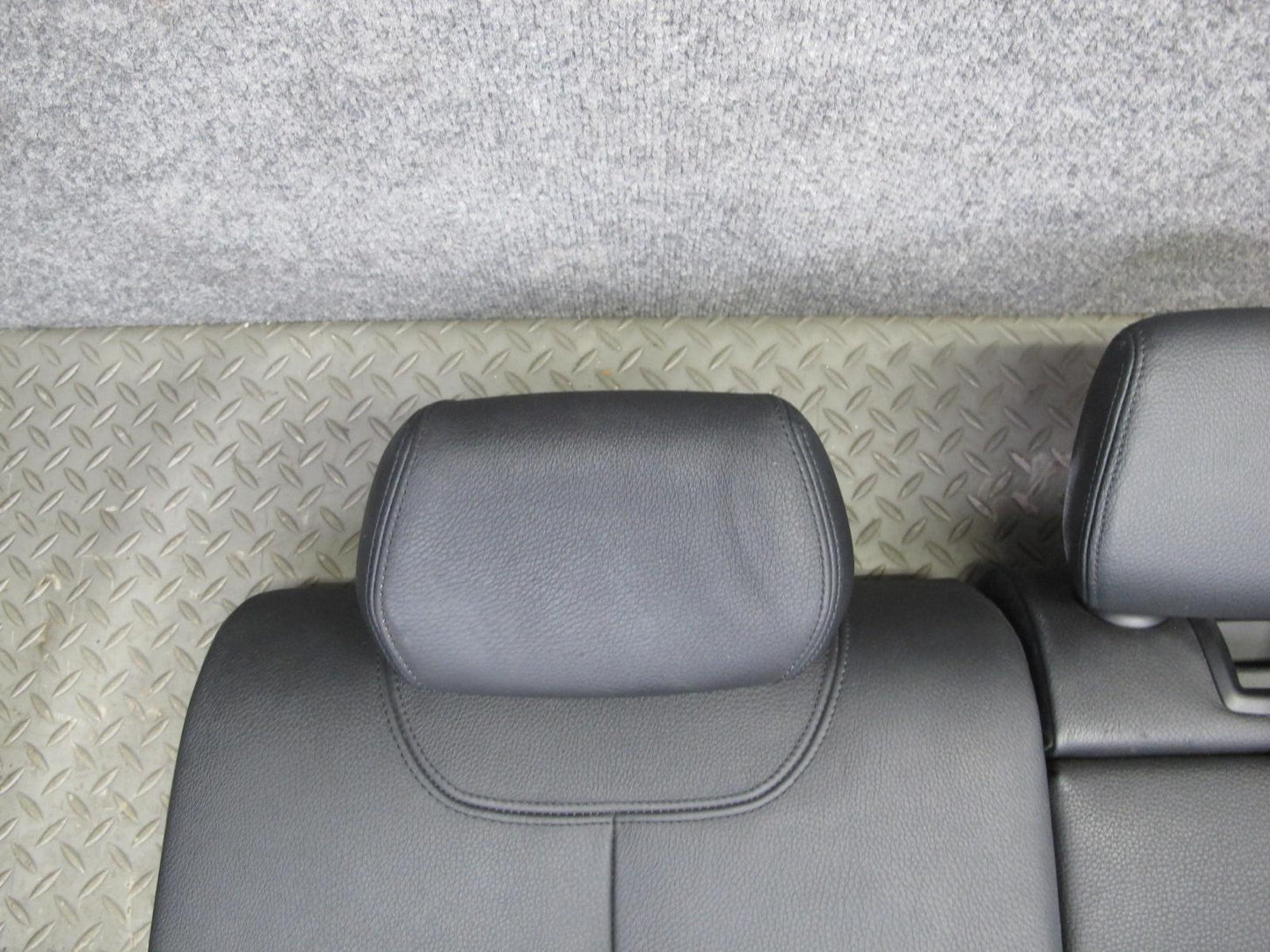 12-15 BMW F30 3-SERIES Rear Heated Leather Seat Upper & Lower Cushion Black OEM