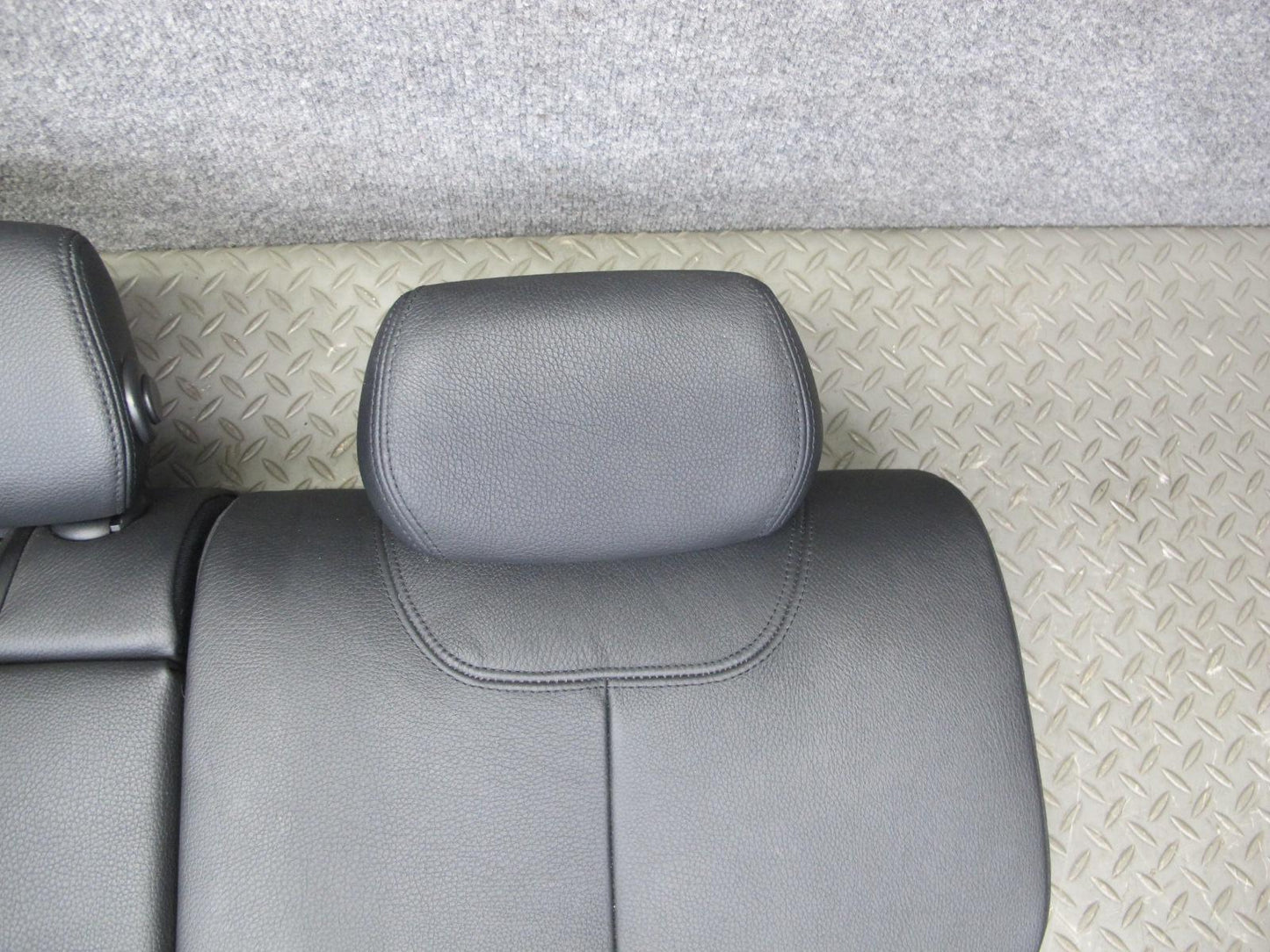 12-15 BMW F30 3-SERIES Rear Heated Leather Seat Upper & Lower Cushion Black OEM