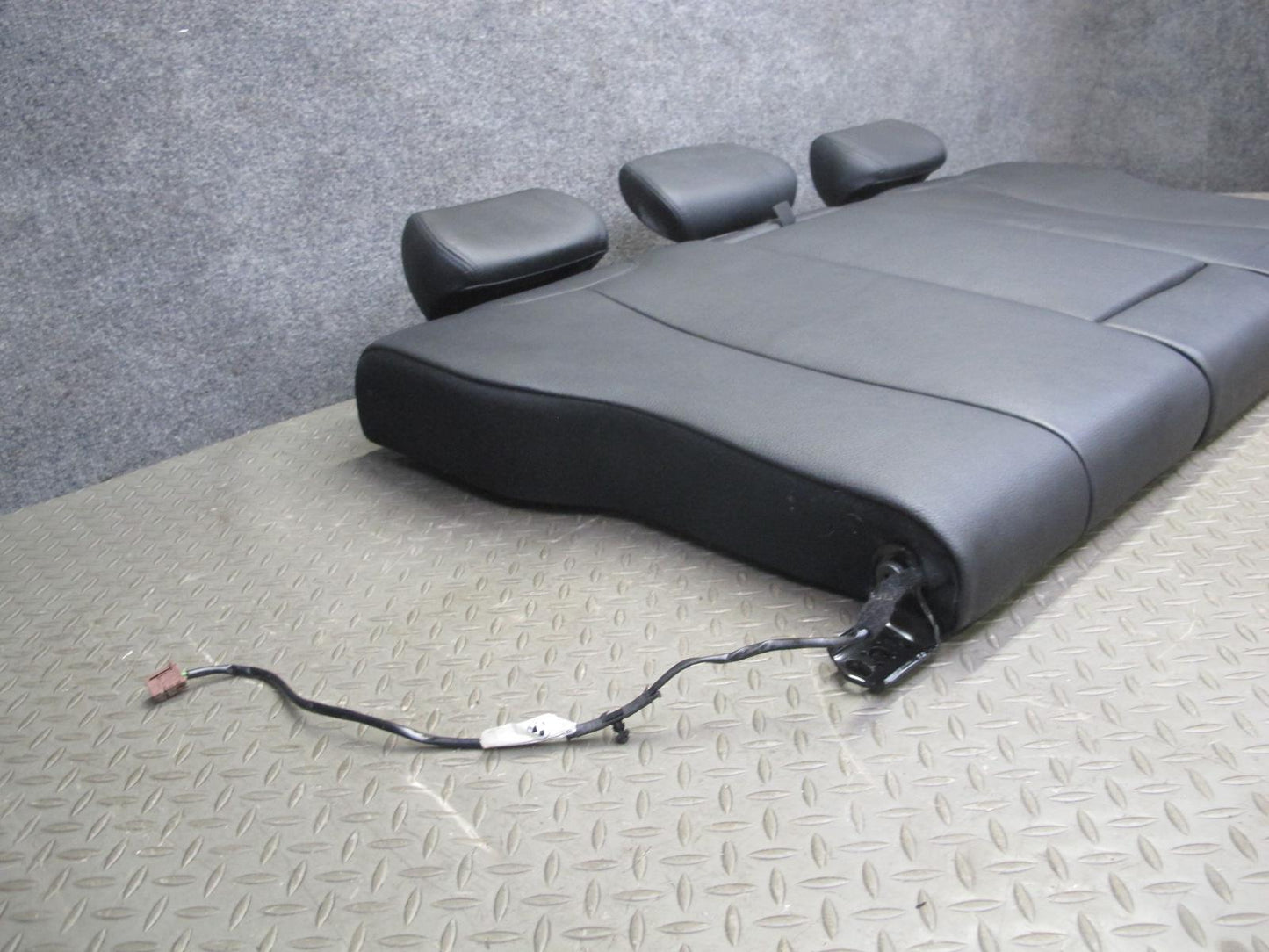 12-15 BMW F30 3-SERIES Rear Heated Leather Seat Upper & Lower Cushion Black OEM