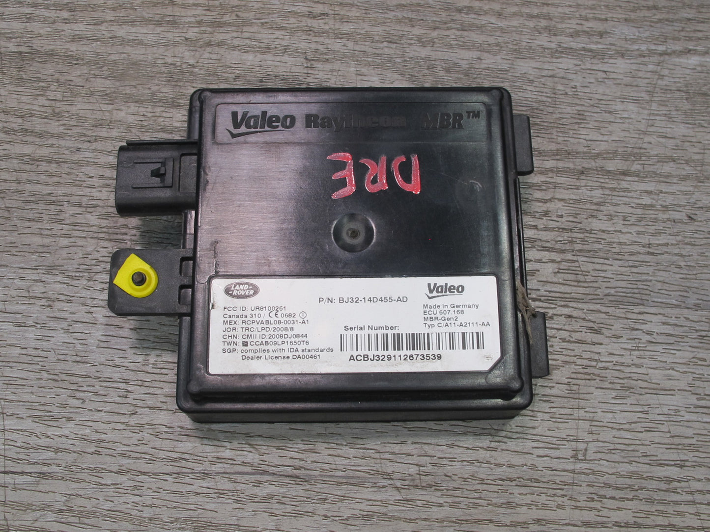 2012 Range Rover Evoque L538 Rear Blind Spot Radar Sensor Module BJ32-14D455-AD