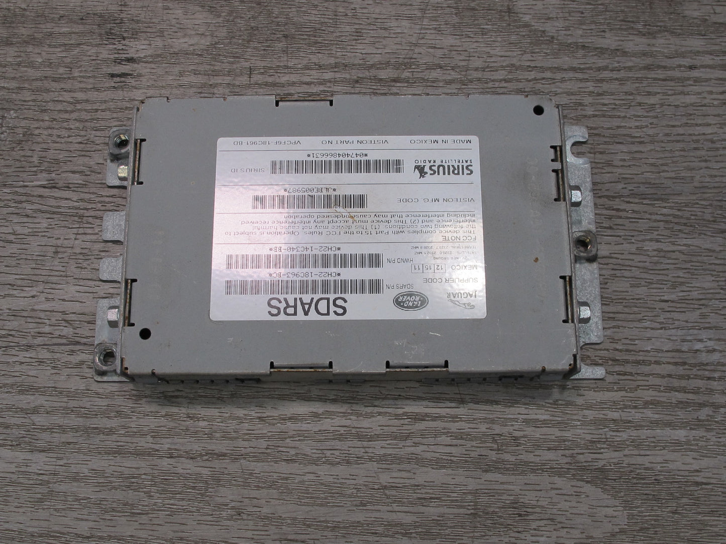 2012-2015 Range Rover Evoque L538 Satellite Radio Receiver Control Module