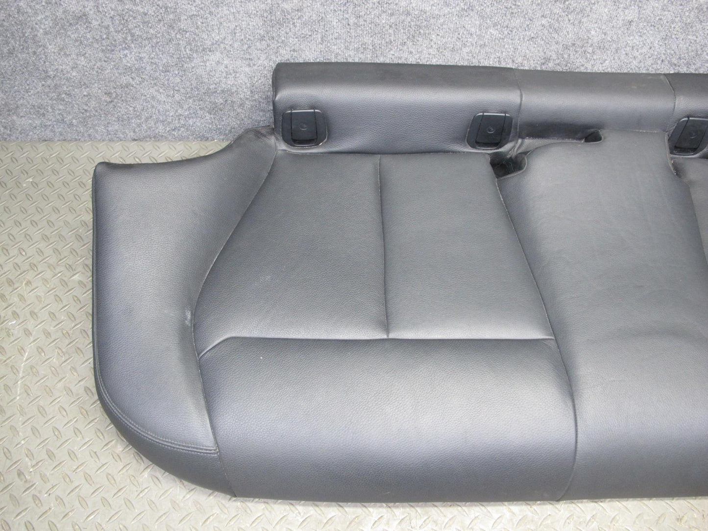 12-15 BMW F30 3-SERIES Rear Heated Leather Seat Upper & Lower Cushion Black OEM