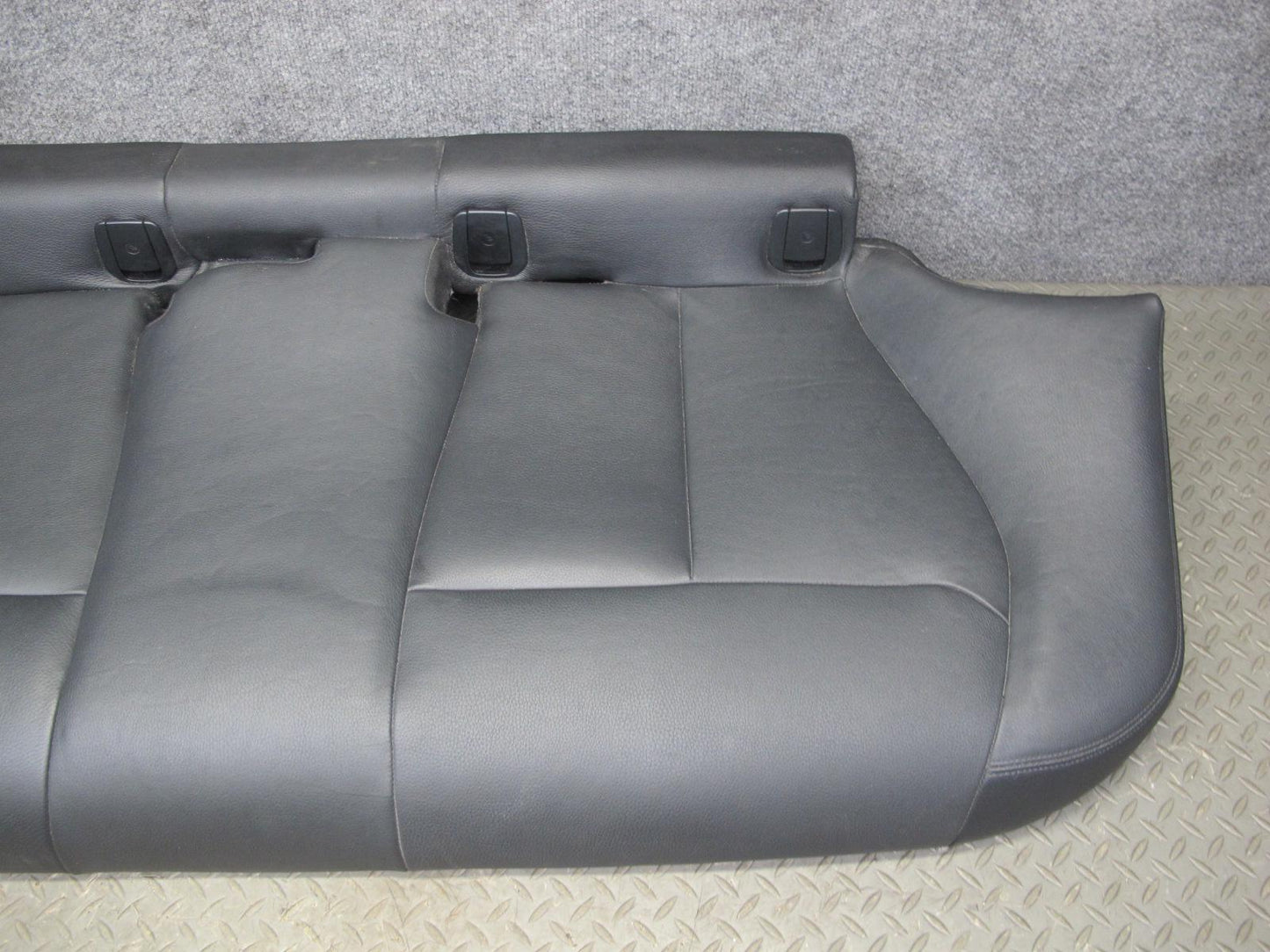 12-15 BMW F30 3-SERIES Rear Heated Leather Seat Upper & Lower Cushion Black OEM