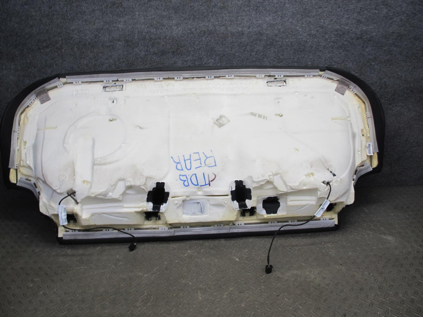 12-15 BMW F30 3-SERIES Rear Heated Leather Seat Upper & Lower Cushion Black OEM