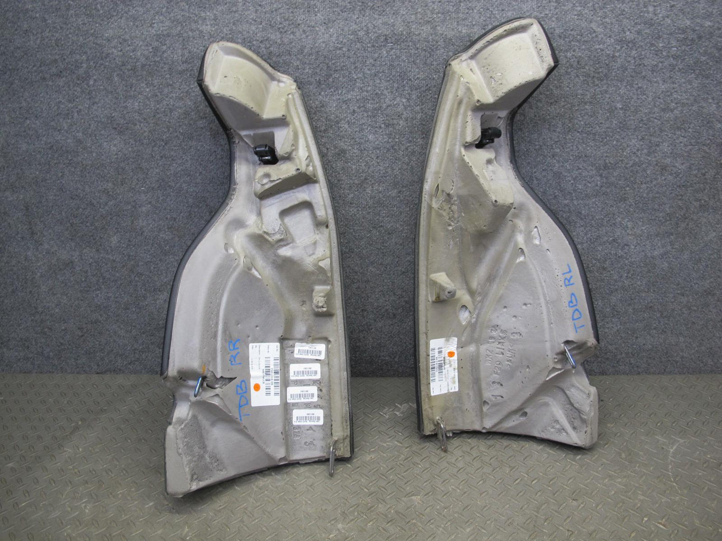 12-15 BMW F30 3-SERIES Rear Heated Leather Seat Upper & Lower Cushion Black OEM