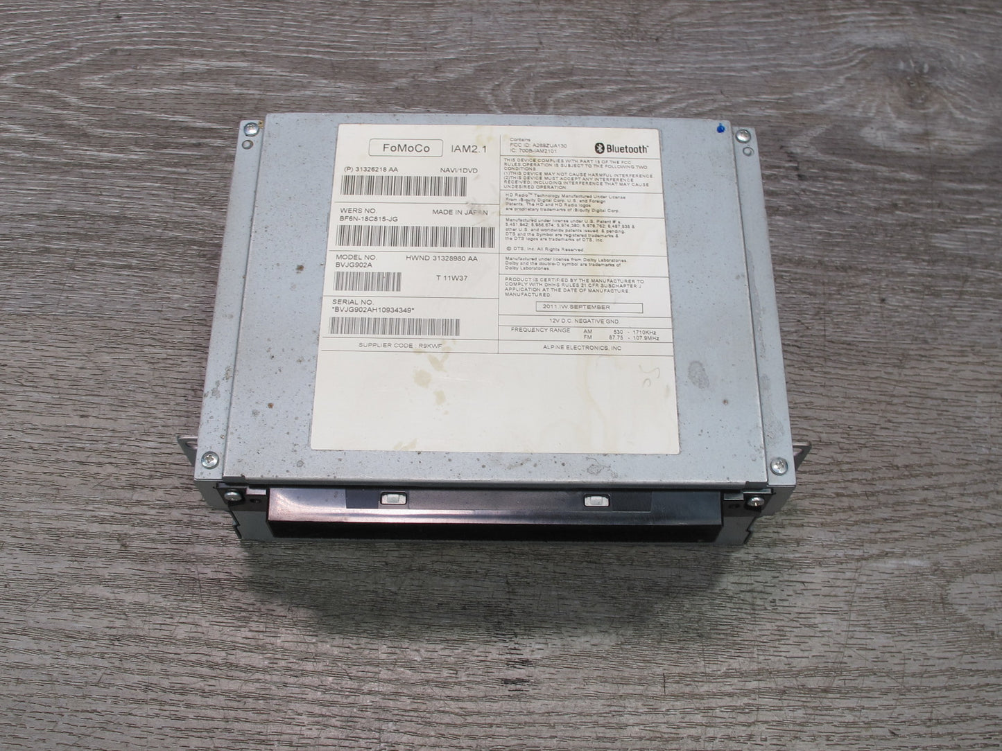 2012-2015 Range Rover Evoque L538 GPS Navi Radio CD Player Receiver Head Unit