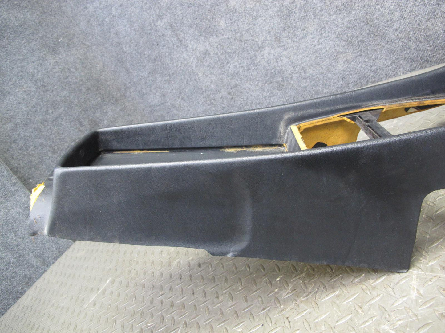 86-89 Mercedes R107 560SL Front Center Console Trim Cover Panel Black OEM