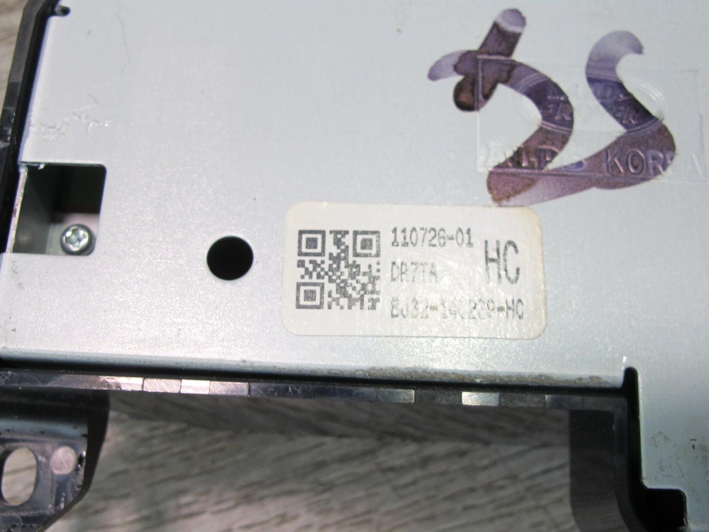 2012-2015 Range Rover Evoque L538 A/C Heater Climate Control Switch Panel