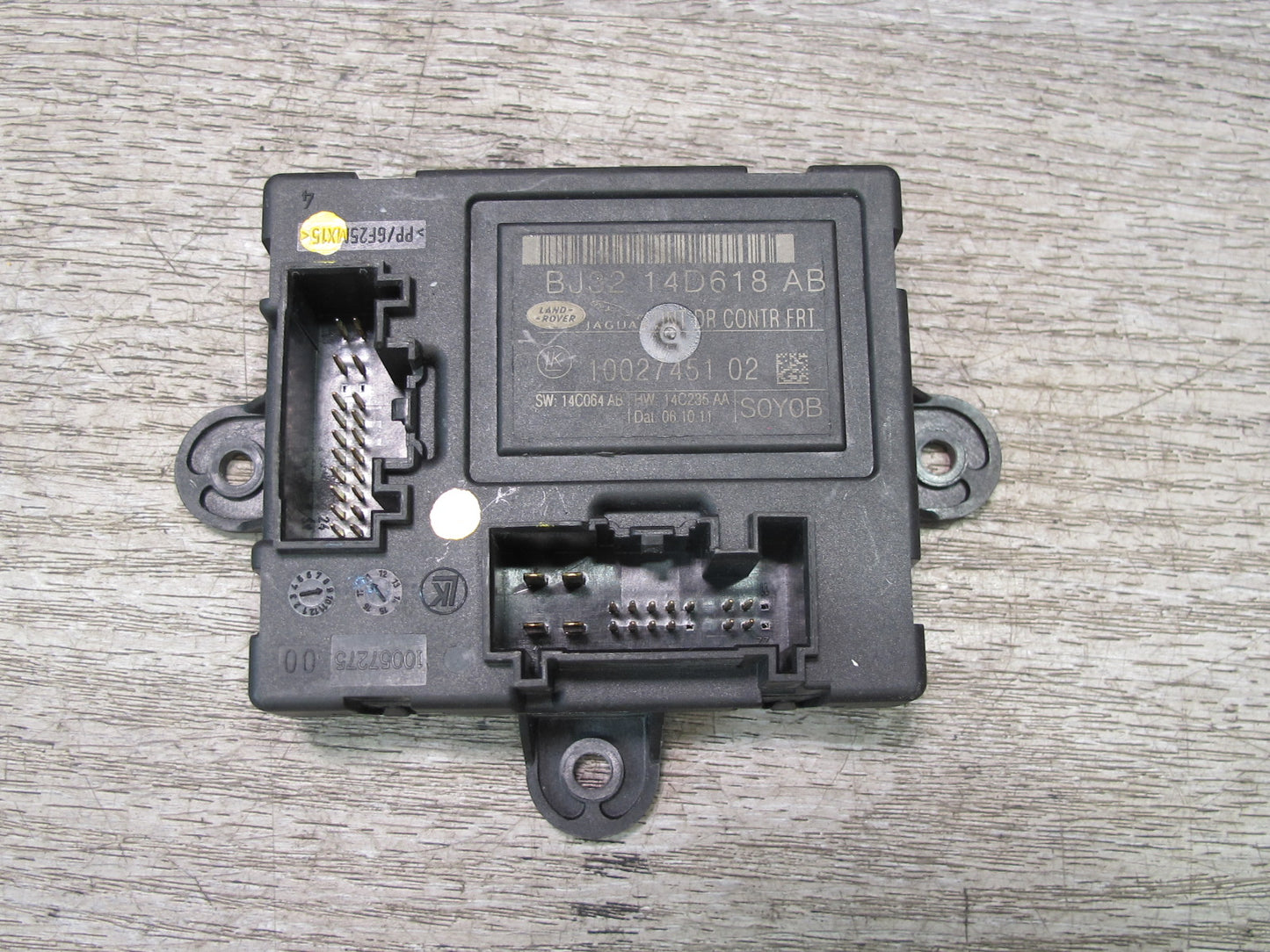 2012-2013 Range Rover Evoque L538 Front Left Door Control Module BJ32-14D618-AB