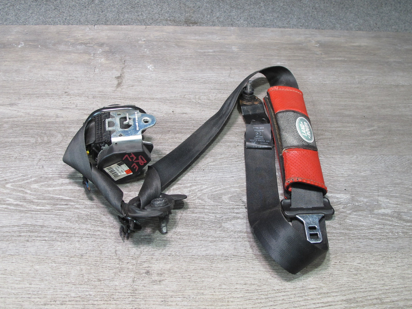 12-19 LAND RANGE ROVER EVOQUE L538 FRONT RIGHT & LEFT SIDE SEATBELT RETRACTOR SET OEM