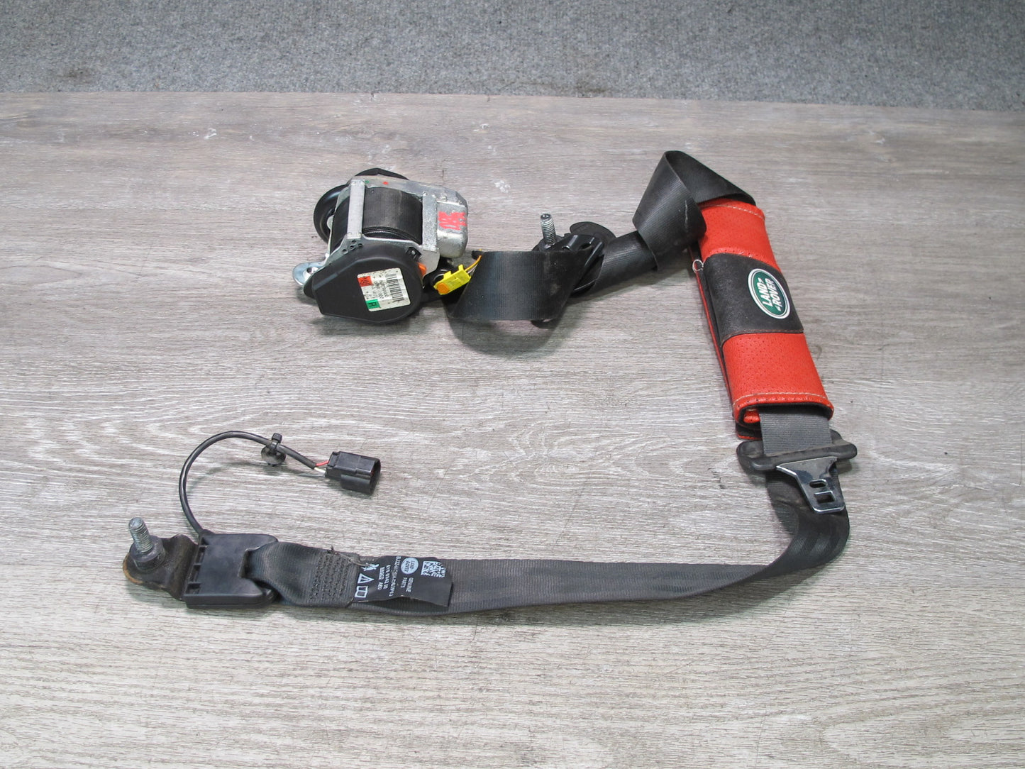 12-19 LAND RANGE ROVER EVOQUE L538 FRONT RIGHT & LEFT SIDE SEATBELT RETRACTOR SET OEM