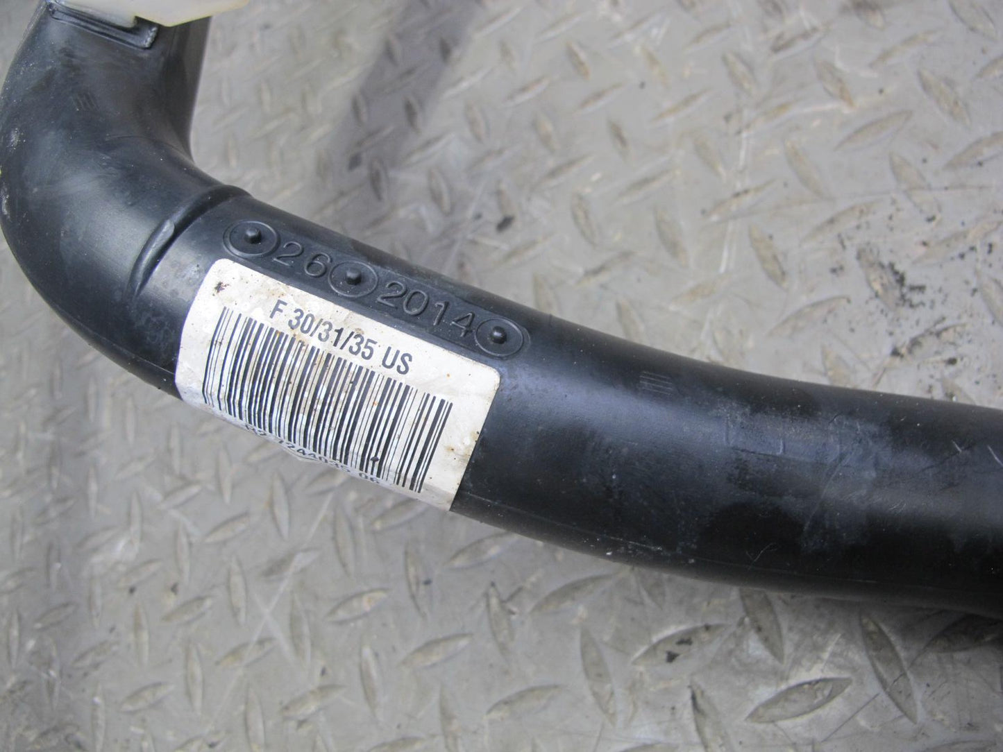 12-16 BMW F30 F31 3-SERIES Fuel Gas Tank Filler Neck Vent Pipe Assembly OEM
