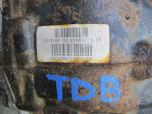 12-15 BMW F30 F31 F32 F33 AWD A/T Rear Differential Carrier 3.15 Ratio 89k OEM