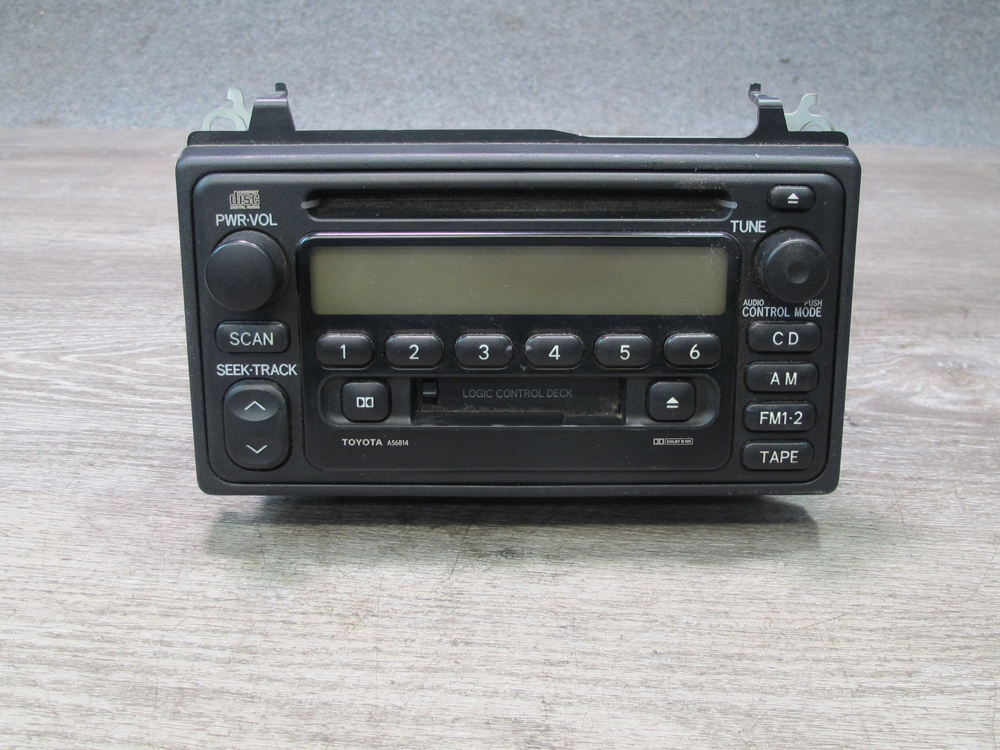 00-02 Toyota MR2 Spyder ZZW30L Radio Cassette CD Player Receiver Head Unit OEM