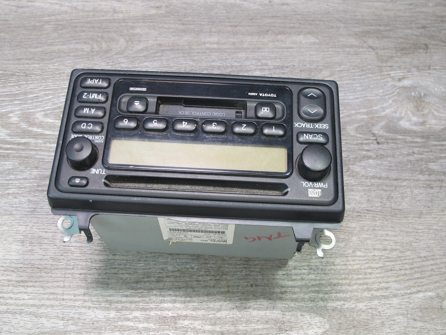 00-02 Toyota MR2 Spyder ZZW30L Radio Cassette CD Player Receiver Head Unit OEM
