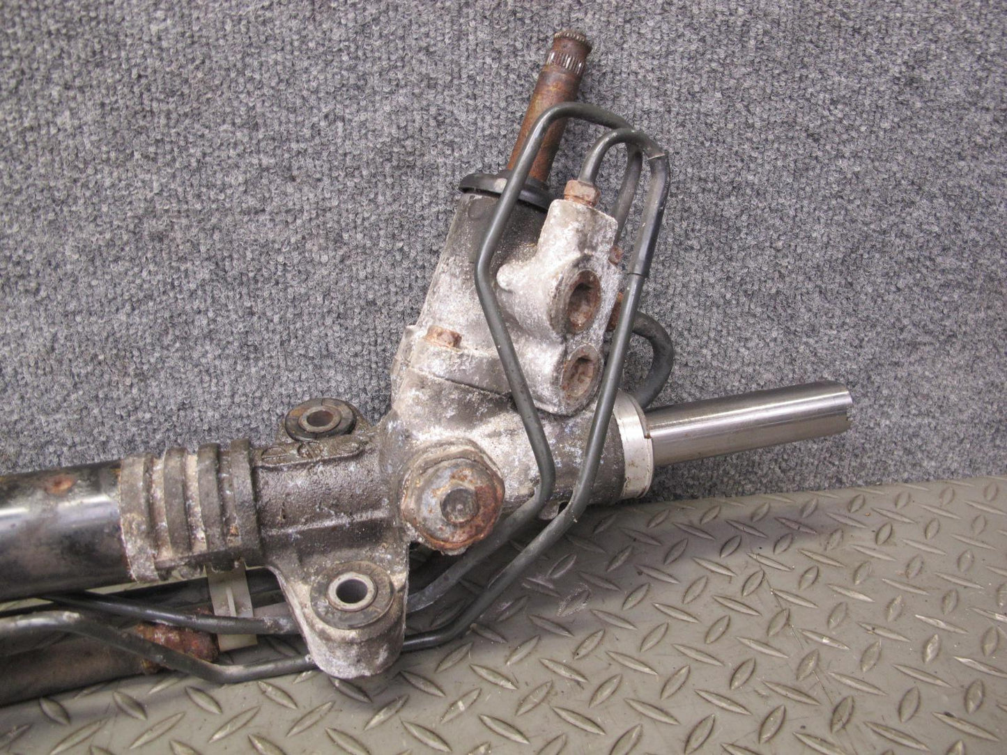 12-14 Subaru Impreza WRX Turbo MT Power Steering Rack AND Pinion Gear w Hose OEM
