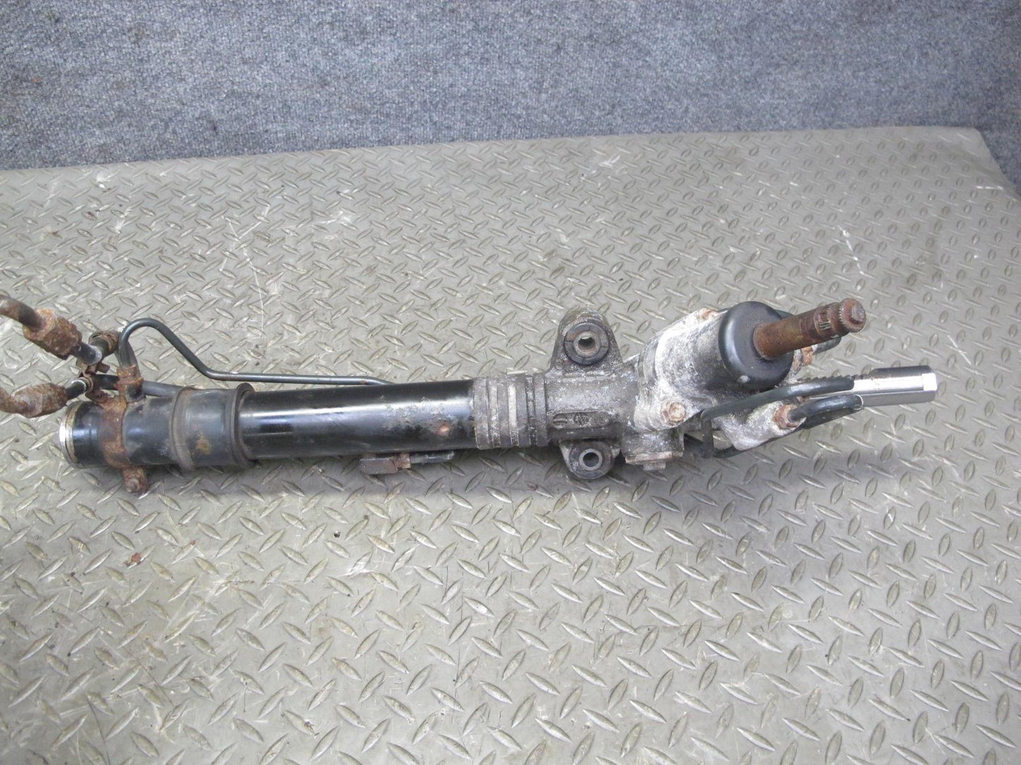 12-14 Subaru Impreza WRX Turbo MT Power Steering Rack AND Pinion Gear w Hose OEM