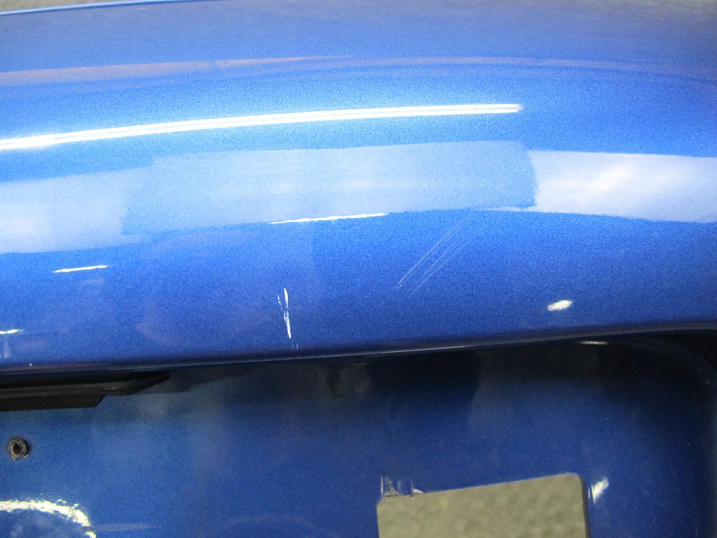2003-2004 Porsche Boxster 986 Rear Bumper Cover Panel Assembly Blue