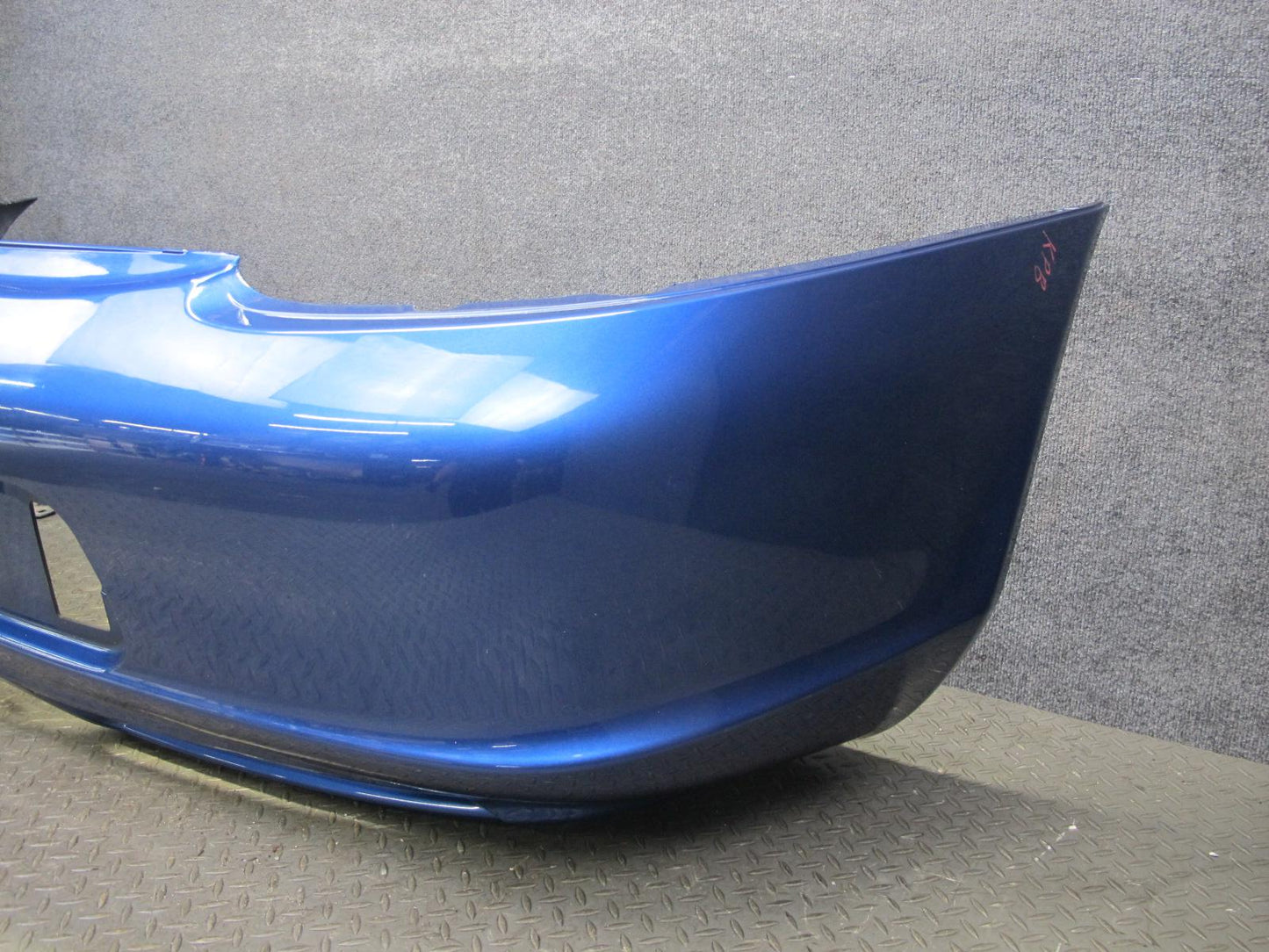 2003-2004 Porsche Boxster 986 Rear Bumper Cover Panel Assembly Blue