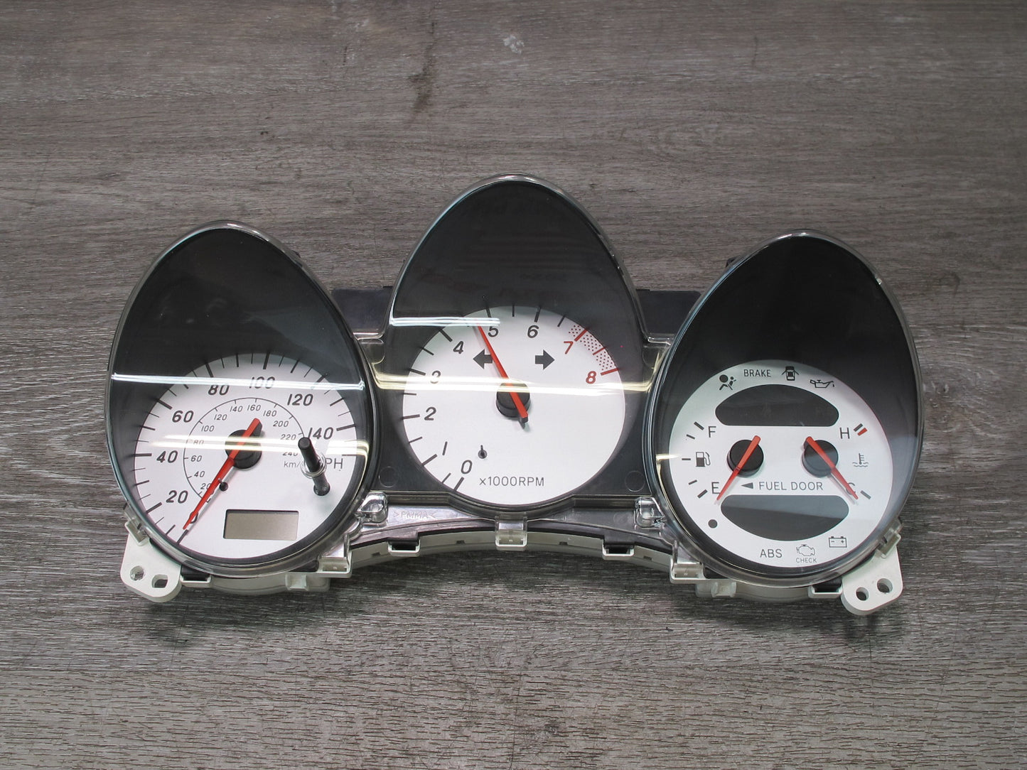 01-02 Toyota MR2 Spyder ZZW30L M/T Instrument Cluster Gauge Speedometer OEM